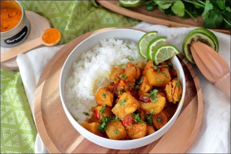 Curry De Poulet à L'ananas Et Au Lait De Coco - Happy Papilles