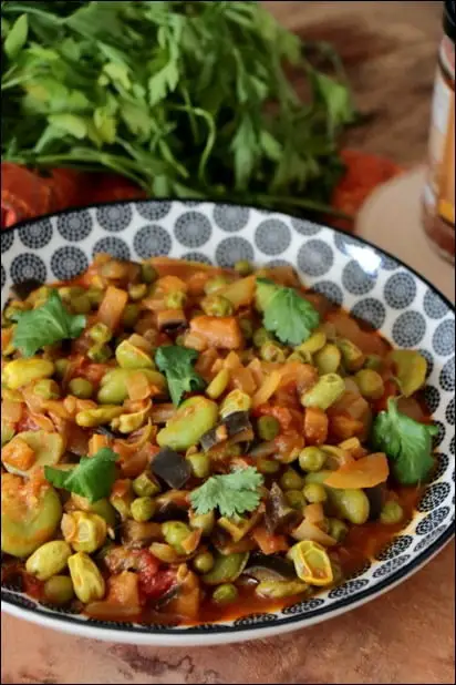 curry de fèves végétarien