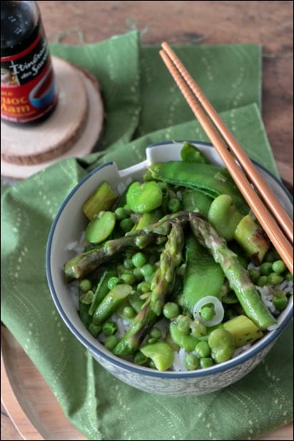 wok de légumes à la sauce soja