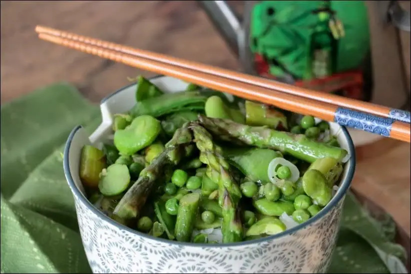wok legumes pois gourmands