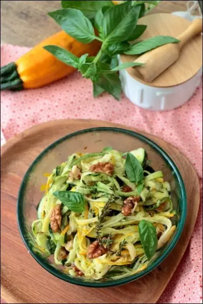 salade courgette huile d'olive