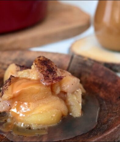 confit de pommes et de poires au caramel