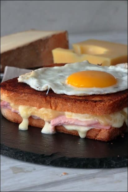 croque-madame jambon fromage