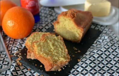 cake à l'orange et fleur d'oranger
