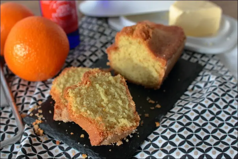 cake à l'orange et fleur d'oranger