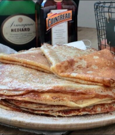 crepes moelleuses au Cointreau et Armagnac de Christophe Felder
