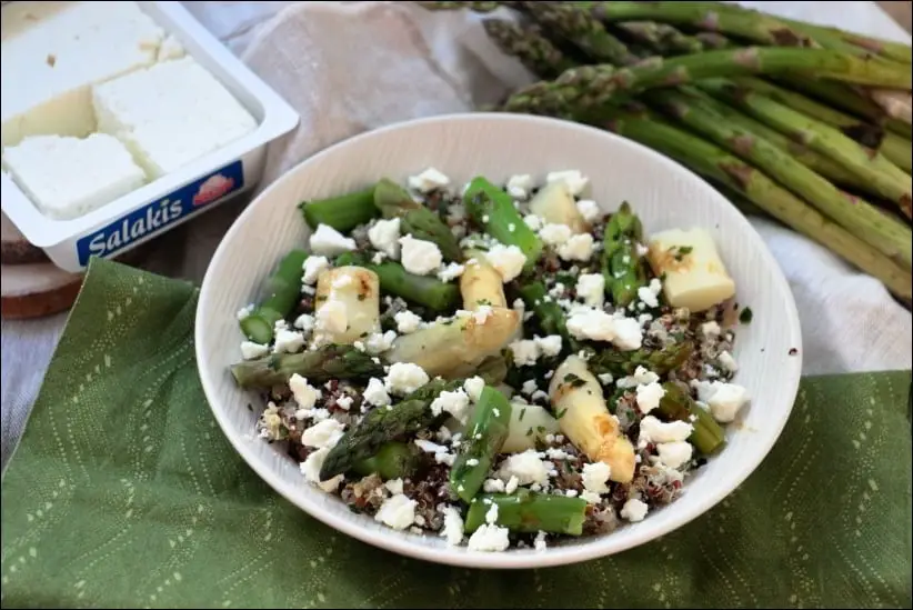quinoa asperge healthy