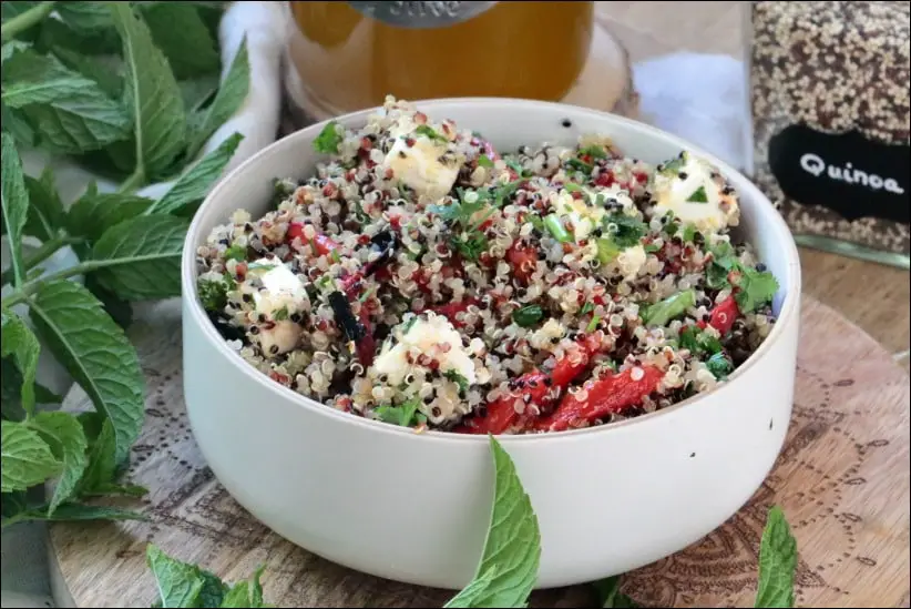 recette salade quinoa feta