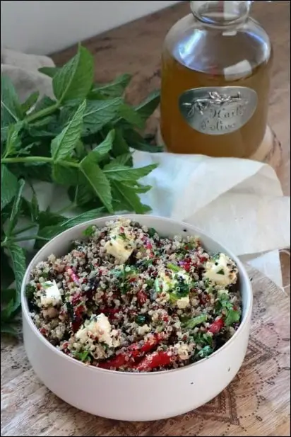 salade quinoa poivrons feta