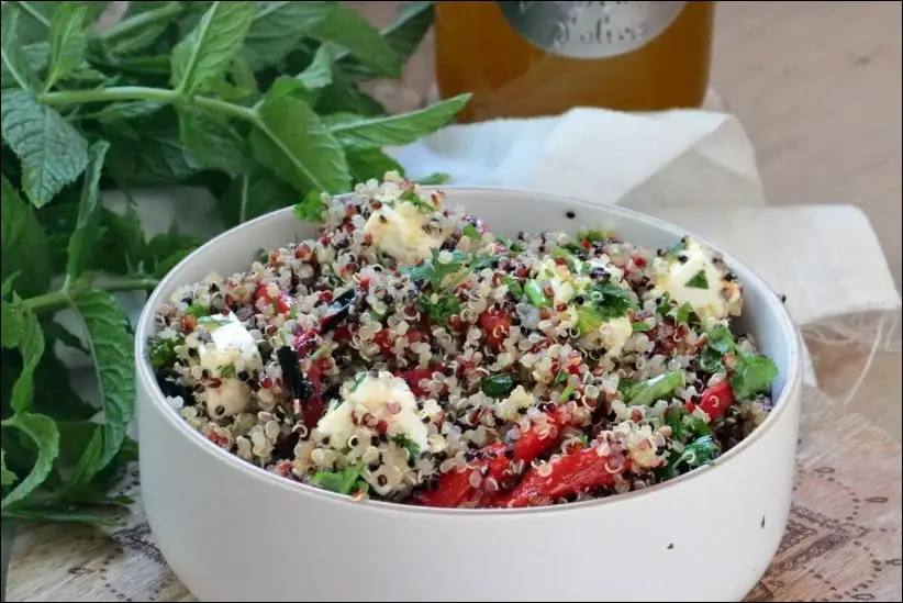 salade quinoa légumes d'été