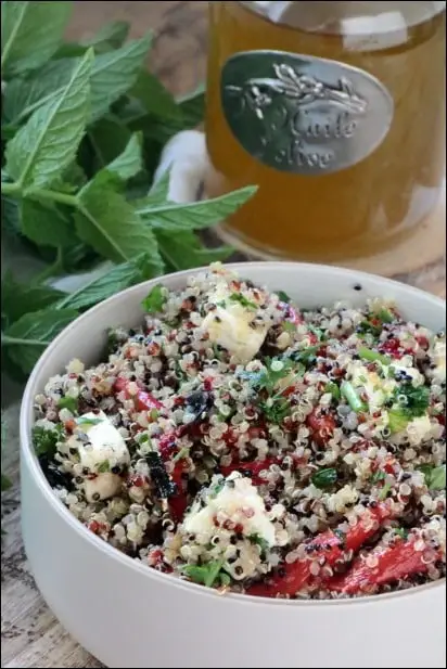 salade quinoa légumes grillés