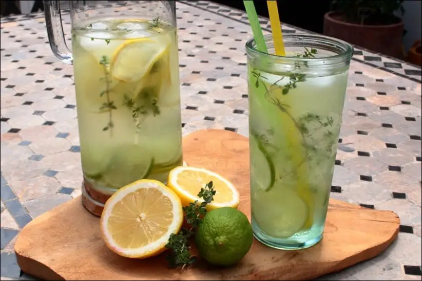 comment faire une eau detox citron