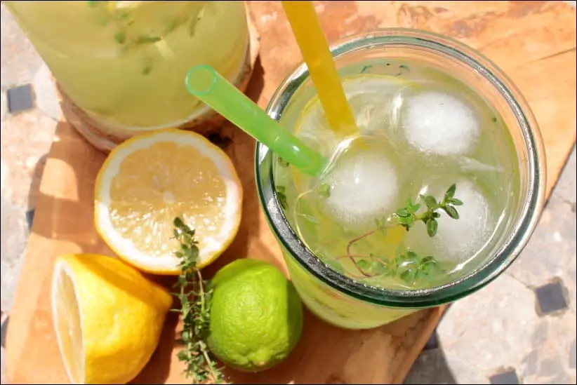 recette eau detox citron