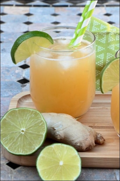 eau detox ananas citron menthe