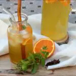 eau detox orange menthe