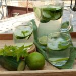 recette eau detox concombre