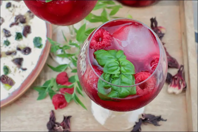 infusion hibiscus froide