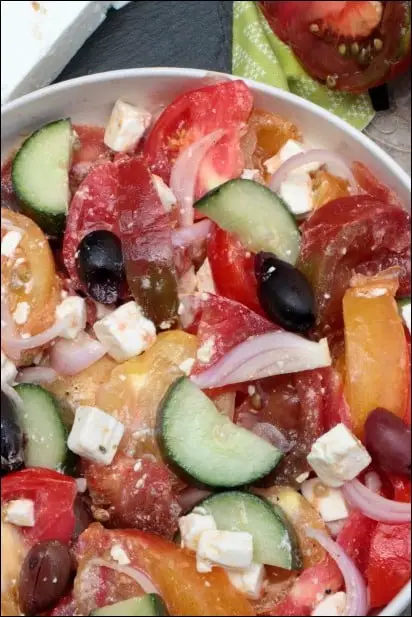 salade grecque chef étoilé