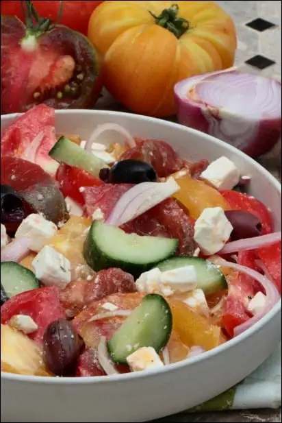 salade grecque à la feta
