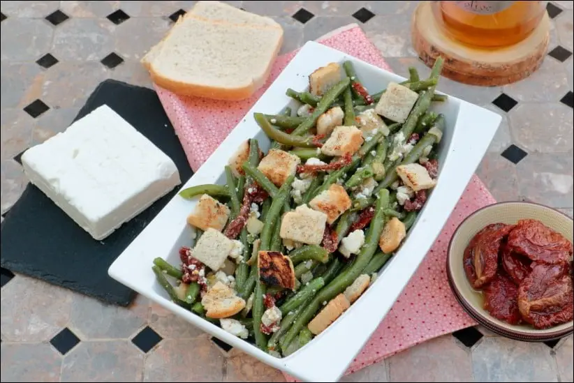 cuisson salade haricots verts