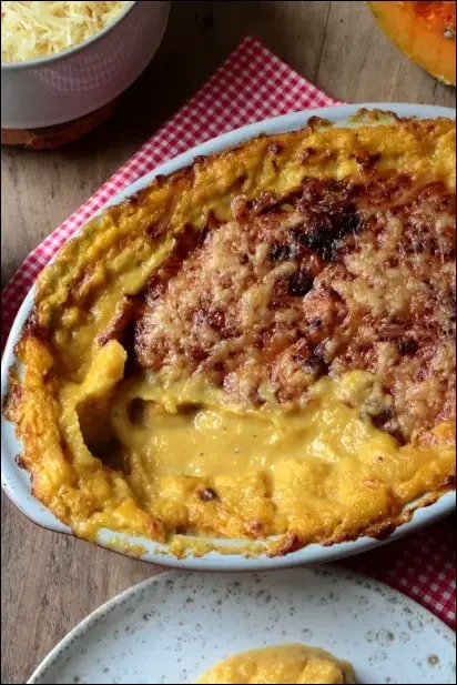 gratin courge fromage chevre