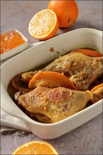 recette cuisse de canard marmelade orange