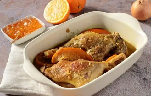 cuisses de canard à l'orange amère