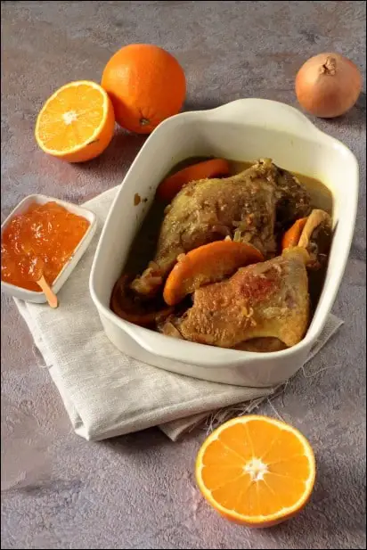 recette canard orange cocotte