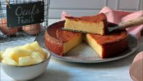 gâteau fondant à l'ananas mixé