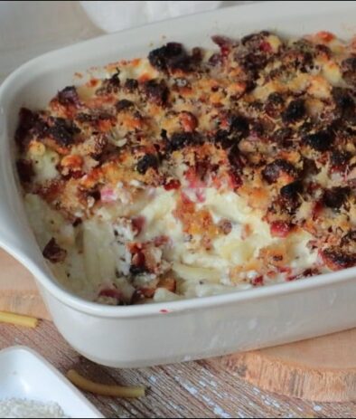 gratin de macaroni croustillants de Cyril Lignac