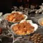 Saint-Jacques gratinées au saumon et crevettes