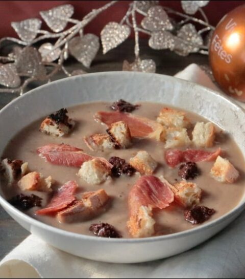 soupe de Noël aux marrons