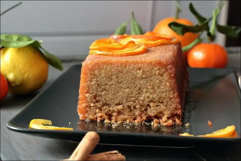 cake moelleux orange citron cannelle