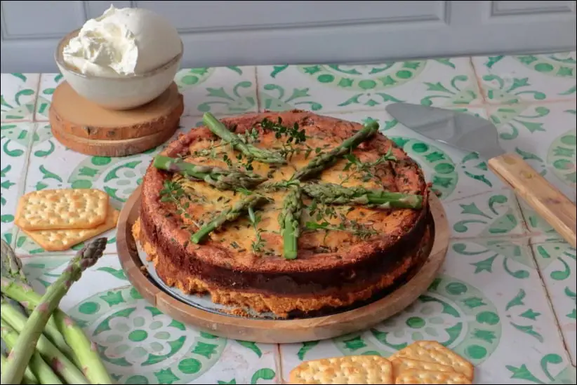 cheesecake aux asperges