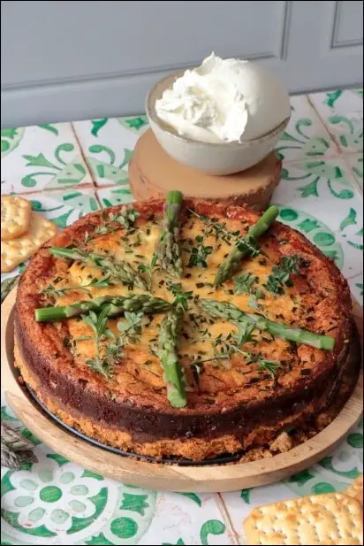 cheesecake aux asperges