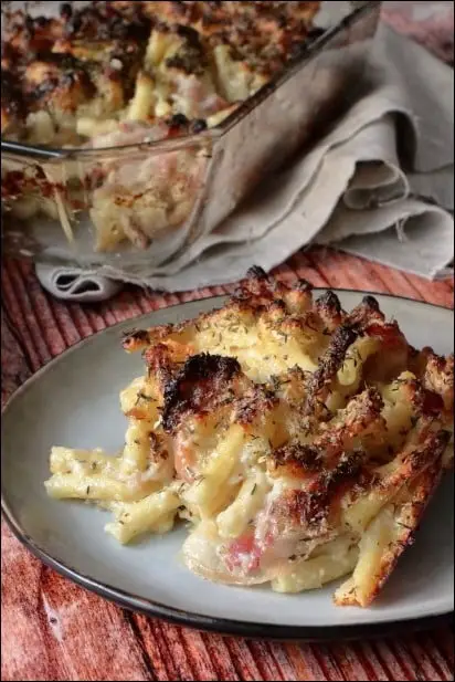 mac'n cheese pancetta bechamel