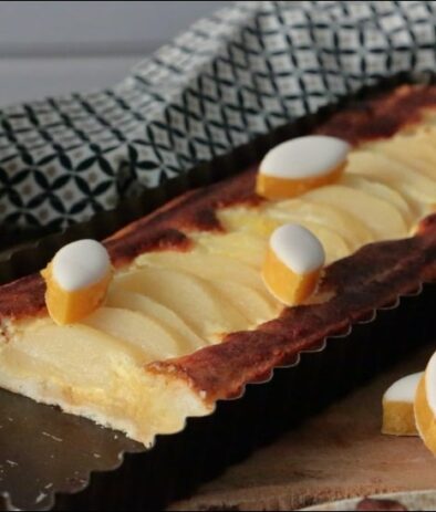 tarte poire et calissons