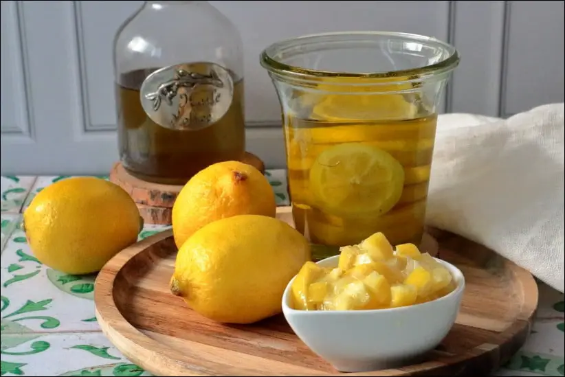 citrons confits à l'huile d'olive