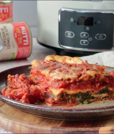 lasagnes aux épinards et ricotta à la mijoteuse