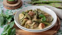 poulet aux courgettes et lait de coco à la mijoteuse