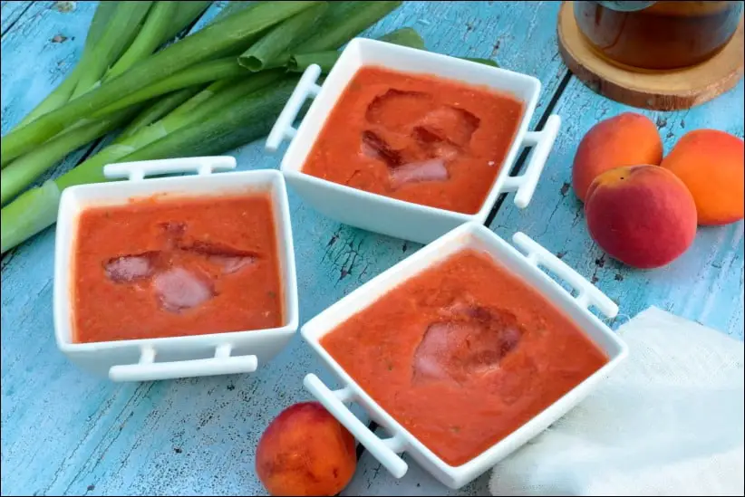 gaspacho tomate abricot