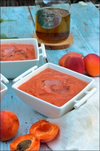 gaspacho tomates et abricots