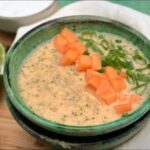 soupe glacée melon lait de coco