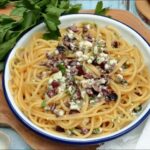 spaghetti feta olive