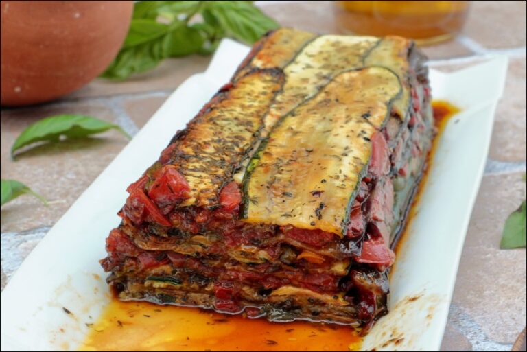 Terrine de légumes grillés au chutney de tomates Happy papilles