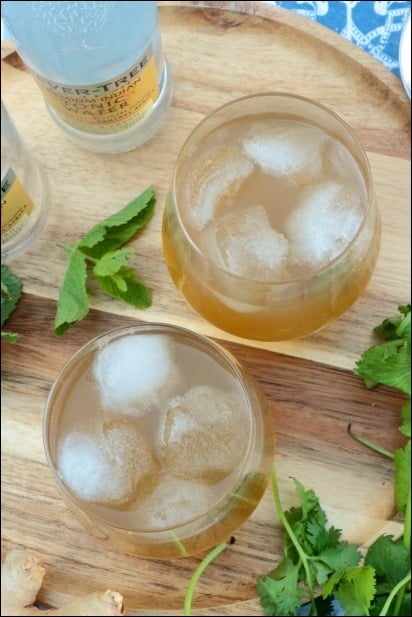 cocktail tonic gingembre menthe sans alcool