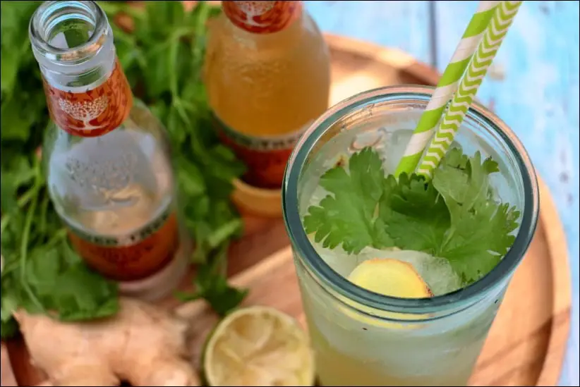 cocktail sans alcool gingembre citron vert