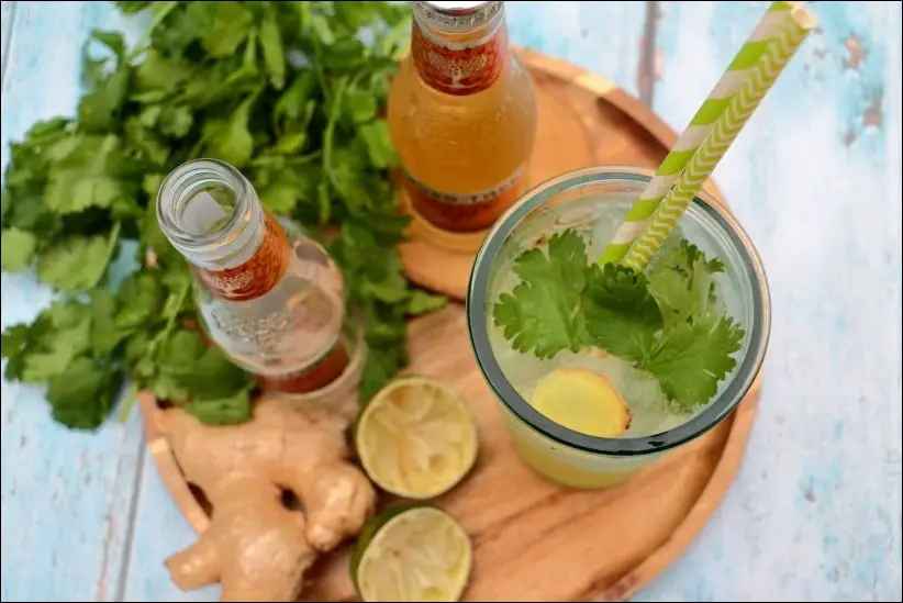 cocktail sans alcool gingembre citron
