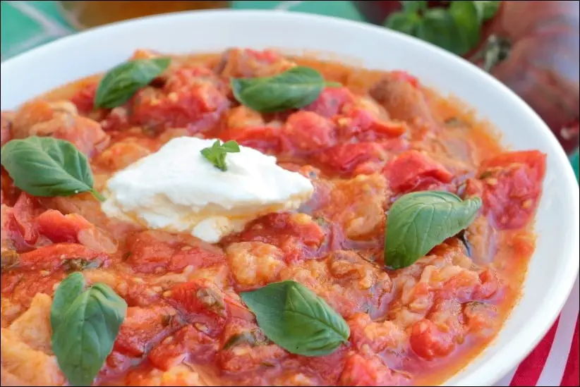 soupe tomate basilic