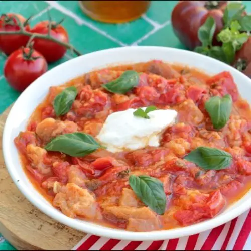 soupe de tomates italienne